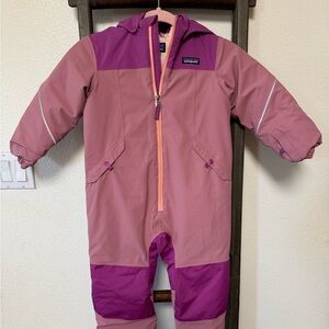Patagonia Pink and Purple Kids' Snowsuit